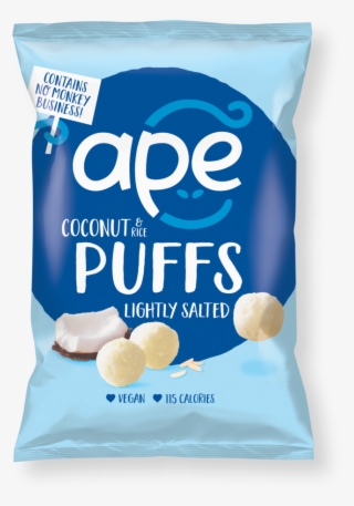 Coconut Puffs Lightly Salted - Ape Puffs