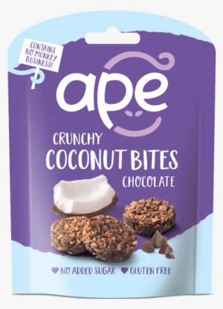 Savoury Snacking - Ape Snacks Crunchy Coconut Bites Chocolate