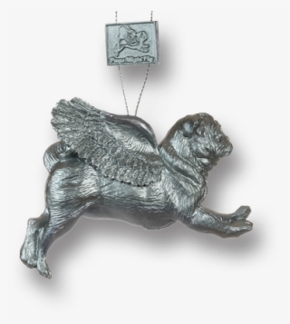 Box Of Four Silver Flying Pugs Might - Sketch