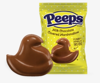 Chocolate Covered Marshmallow Chicks - Peeps Milk Chocolate Covered Marshmallow