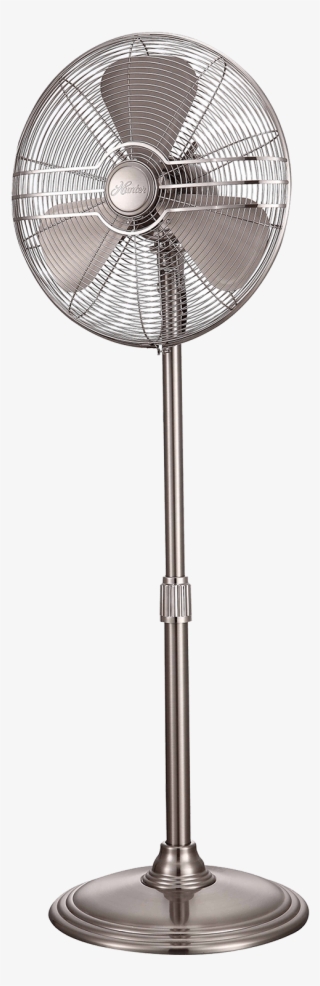 Brushed Nickel Retro Stand Fan