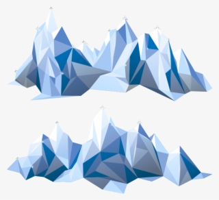 Low Poly D Computer - Stylized Mountains