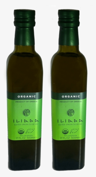 Iliada Organic Greek Extra Virgin Olive Oil First Cold - Glass Bottle