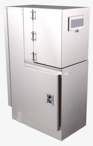 Stainless Steel Meter Pedestal With Enclosure - Refrigerator