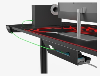 Get That Tangled Mess Of Cords Under Control With The - Gaming Desk Cable Management