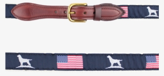Youth Ribbon Belt Patriot - Buckle
