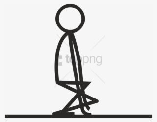 Free Png Download Stick Figure Squat Png Images Background - Stick Figure Squatting