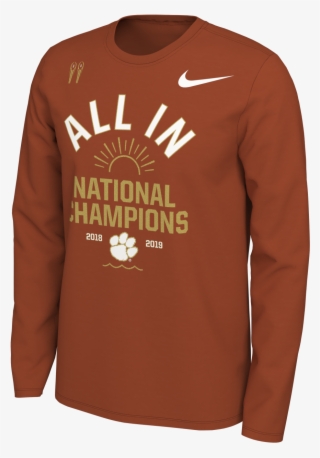 Clemson Celebration National Champions Long Sleeve - Clemson Tiger Ring Season Shirt