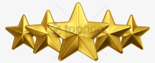Free Png 3d Gold Star Png Png Image With Transparent - 5 Stars