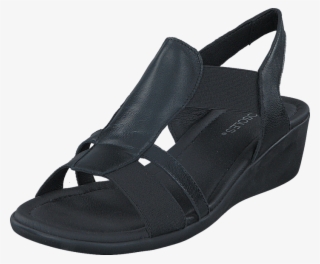 Aerosoles Husky Black 57310-00 Womens Leather Rubber - Flip-flops