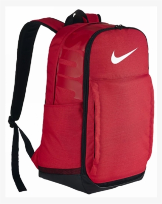 University Red Black And White Nike Brasilia X-large - Nike Brasilia Xl Training Backpack