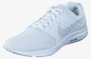 Nike Downshifter 7 White/white 60009-88 Mens Textile, - Sneakers