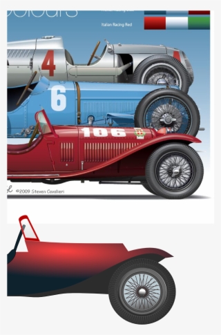 Netalloy Vintage Race Car Art 999px 939 - French Racing Blue