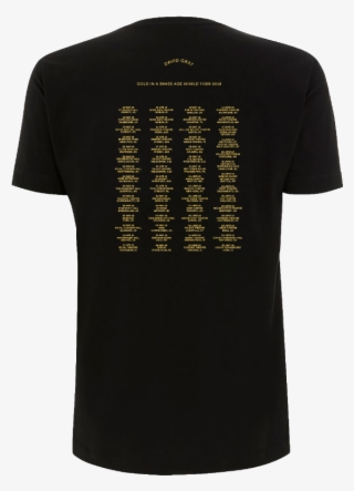 Picture Of Gold In A Brass Age World Tour T-shirt - Active Shirt