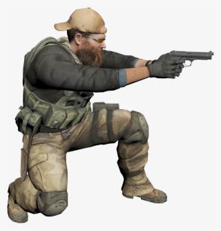 Man Soldier Gun Side View Dusty Clipart Png - Soldier
