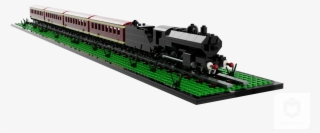 Steam Locomotive With Passenger Cars - Locomotive