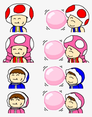 Blowing Bubble Gum Fun By Pokegirlrules - Cartoon