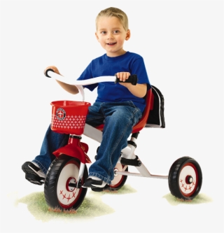 Tricycles - Kid On Tricycle Png