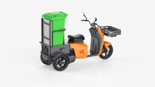 Vr3 Elektrodreirad Kommunalfahrzeug Gruencontainer - Vespa