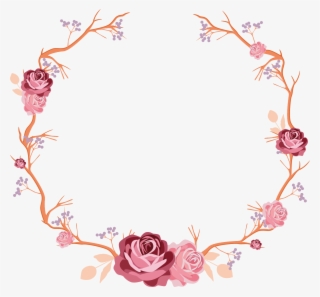 1503 X 1396 13 - Flower Design Round Label