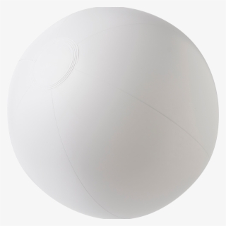 Br4188 Solid Colour Inflatable Beach Ball - White Ball
