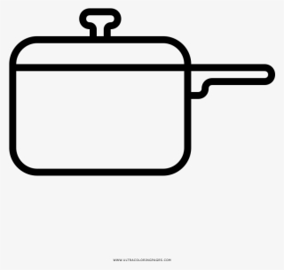 Cooking Pot Coloring Page - Platos Para Colorear