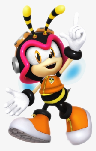 Vector Black And White Library Legacy Charmy Bee Render - Charmy Bee