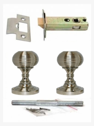 Nickel Beehive Door Knob Package - Bronze