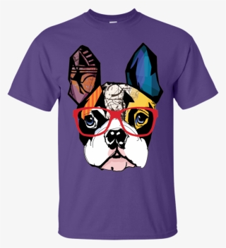 Men Dog Print T-shirt - Chinese Dog New Year Boston Terrier