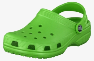 Classic Kids Lime - Green Crocs Transparent