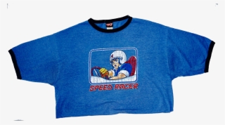 Speed Racer Ringer Tee-blue - Cartoon