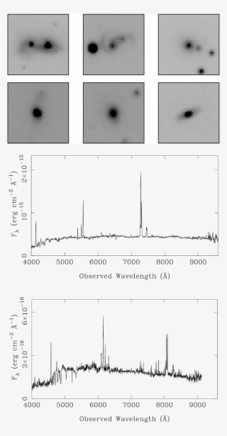 Host Galaxy Images And Post-starburst Agn Spectra - Diagram