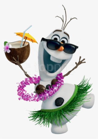 Free Png Download Olaf Hawaiian Frozen Clipart Png - Olaf Hawaii Png