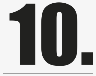 Number 10 Of Top - Sign