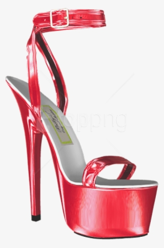 Free Png Red Female Sandals Png Images Transparent - Туфли Клипарт