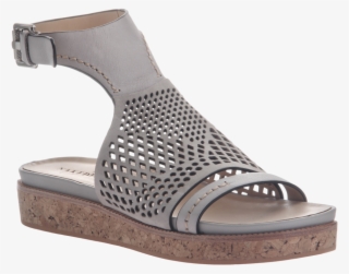 Aries In Cloudburst Flat Sandals - Slide Sandal