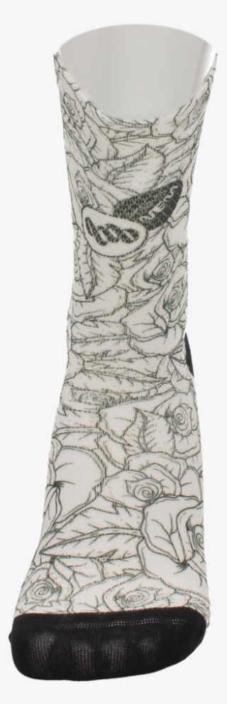 Mb Wear - Fun Sock - White Skull - Day Dress