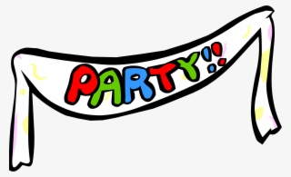 Party Banner Png - Club Penguin Beta Test Party Banner