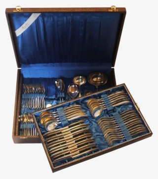 Ges Gustav Ebel Germany 120 Silver Plate Flatware Set - Ammunition