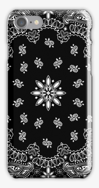 Black Bandana Iphone 7 Snap Case - Kerchief