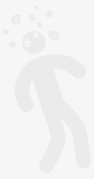 Dizzy Drunk Light Grey - Illustration