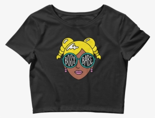 Boss Babe Crop Women's Crop Tee Gif - T-shirt