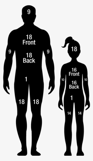 Percentage Total Body Surface Area Burn - Wetsuit