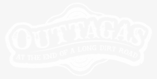 Outtagas At The End Of A Long Dirt Road - Instagram White