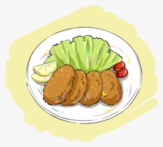 Torta Alla Cola Di Patate Lattuga Limone Png E Psd - Салат В Аниме