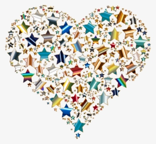 This Free Icons Png Design Of Colorful Heart Stars
