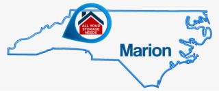 Marion-map - North Carolina