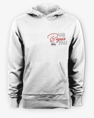 Up Baguio Embroidered White Hoodie - Cage The Elephant Moletom