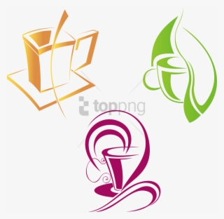 Free Png Download Coffee Cup Kitchen Sticker Wall Art, - Creation Logo Café