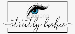 Free Png Download Eye With Lashes Vinyl Wall Art, Size - Eyelash Extensions